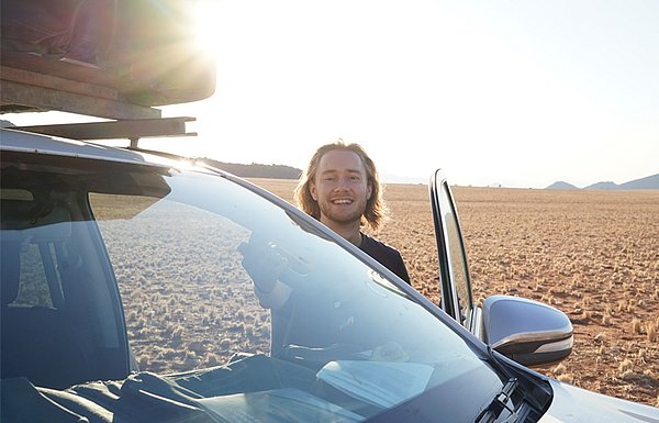 HSJP Fellow Leon Kirschgens auf Recherchereise in Namibia 